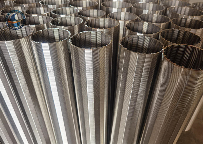 Stainless Stelel 304 Water Well Wedge Wire Screen 89mm Diameter