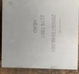 Quality Hardness Hb90 2219 T851 Aluminum Plate Available In Length 5000-12000mm wholesale