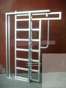 Quality Heat Treated Iron Sliding Sheep Gates Panels , Heavy Duty Corral Fence Panels wholesale