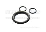 Black Neoprene Rubber O Rings High Tensile Strength Flame Resistance