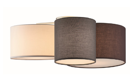 TC Metal Drum Ceiling Lamp Shade 3*E14 With Single Or Three Light