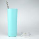 Stainless Steel 30oz 20oz 15oz Straight Sublimation Tumbler With Straw And Lid