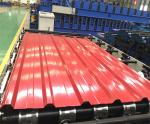 Color steel roof panel roll forming machine roofing sheet making machine 0.3-0