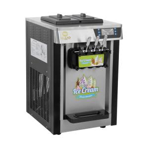 Quality Electric Ice Cream Machine with Cooling 16-18L/H Refrigerant Stainless Steel Tanks wholesale