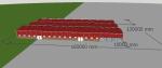 Indoor Stadium Light Steel Structure Warehouse Fabrication Customized