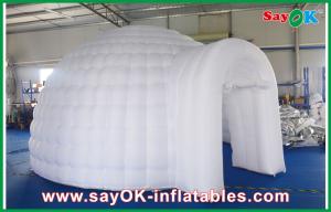 Quality Led Lights Inflatable Air Tent , Diameter 5m Inflatable Dome Tent wholesale