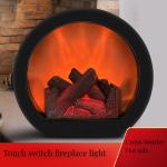 Indoor Christmas Flame Fireplace Light for Customized Shape Home Goods Candle