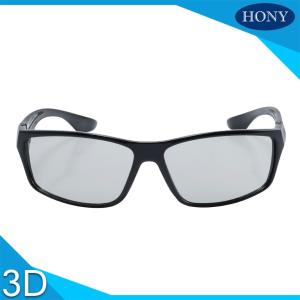 Quality Stylish Passive Plastic Circular Polarized 3D Glasses For LG TV Flicker Free wholesale