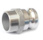 Type F DIN 2828 Stainless Steel Cam Lock Hose Connectors / 1 Inch Hose Coupling
