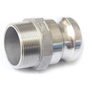 Quality Type F DIN 2828 Stainless Steel Cam Lock Hose Connectors / 1 Inch Hose Coupling wholesale