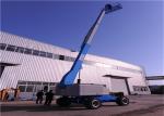 Regulating Wheels Straight Boom Lift With Independently Operated Hydraulic