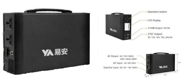 IP68 Waterproof 1000W Portable Battery Power Station Powerstation Camping 1000