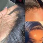 13x4HD Lace Front Wig Bone Straight Human Hair Wig PrePlucked