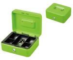 Coin Money Storage Safe Metal Cash Box Holder Suitcase With Lock Key Plate