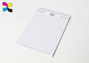 China A5 100 Sheets Black Cover Spiral Binding Notebook CMYK / Pantone Printing on sale