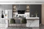 Kitchen Cabinet Modern Modular Built-In Wood Cupboard Complete Sets