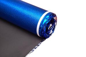 Quality SGS Blue Aluminum Film Eva Foam Underlay Moisture Protectionfoam Laminate Underlay 2mm wholesale
