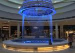 Beautiful String Water Curtain Fountain , Programmable Water Screen Fountain