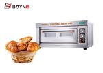 Stainless Steel Industrial Single Deck Bakery Oven With Mechanical Timer Digital