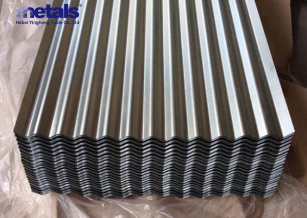 Galvanized Zinc Corrugated Roofing Sheet G550 For Construction Z40 Wave Metal
