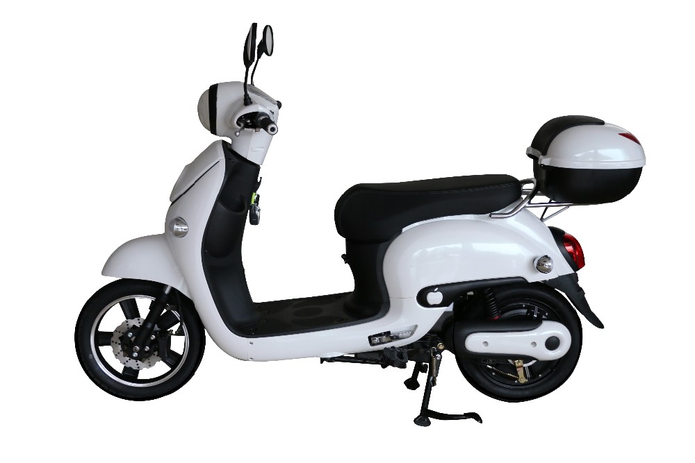 2019 Thunder White Moped Scooter Electric With Pedal Charging Time 6-8h Display LED/LCD