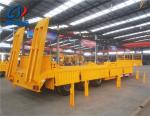 13000-18000X3000X1750mm Extendable Low Bed Trailer for Heavy Equipment