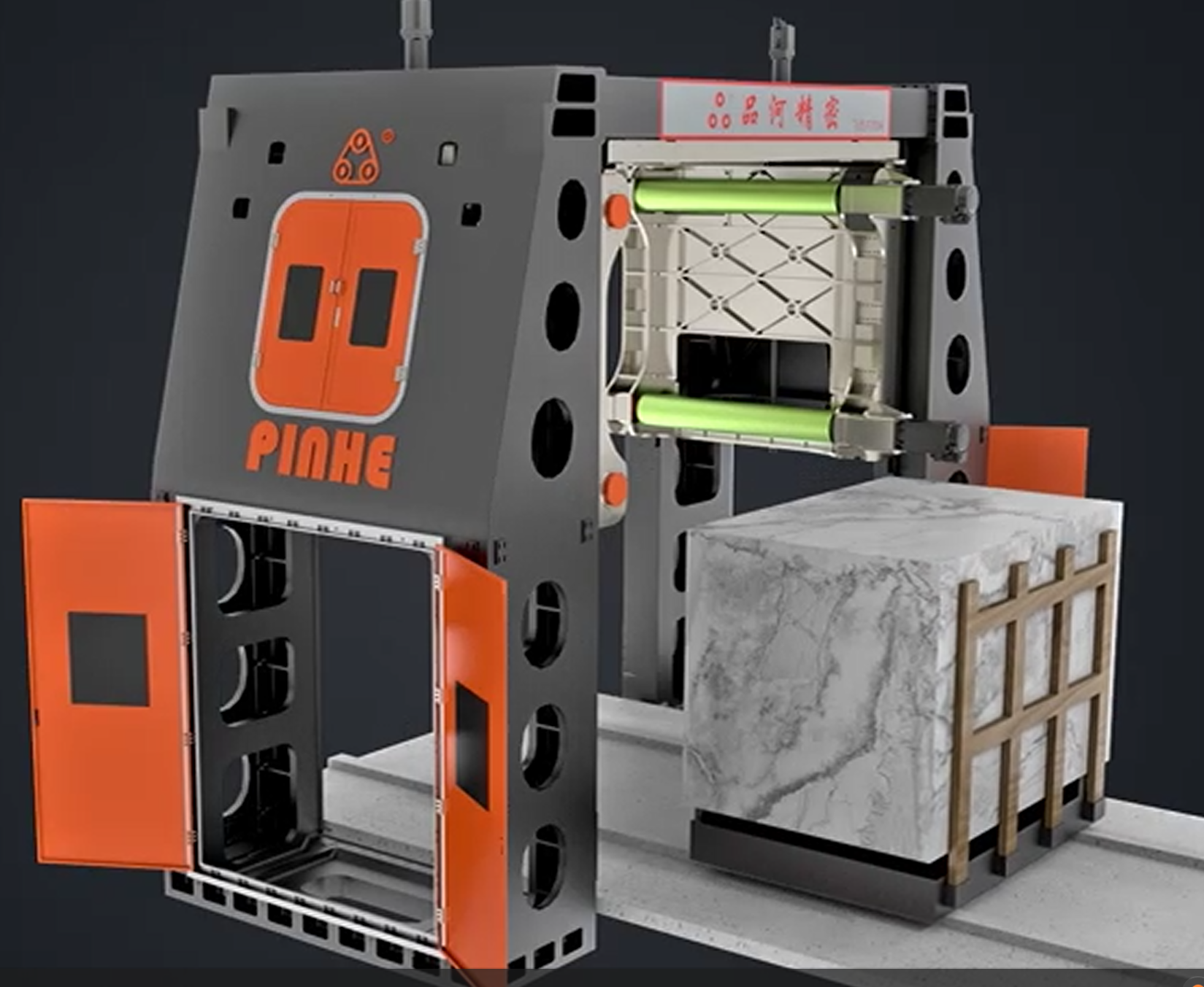 Ultra Thin CNC Wire Saw Machine Multi Cnc Diamond Wire Saw For Precision Marble Cutting