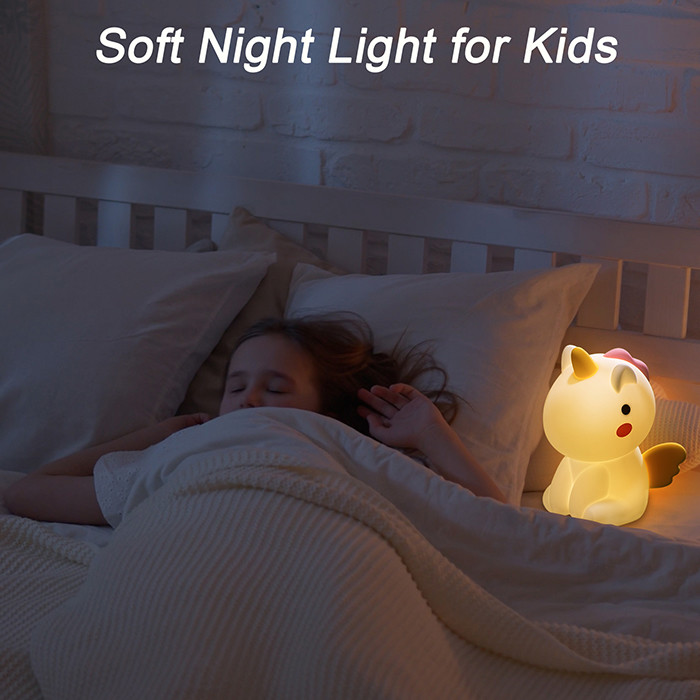 Adjustable Cute Colorful Silicone Night Lamp Multiscene Portable