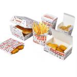 Food-Grade Oil-Resistant Paper Containers Custom Fast Food Boxes for Takeaway