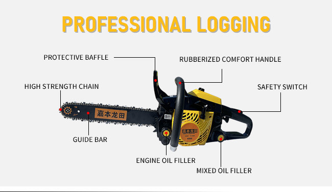 16inch 42CC High-Power Chain Saw Wood Cutting Machine Chainsaw Gasoline