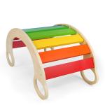 OEM Baby Montessori Rainbow Wooden Climbing Frame