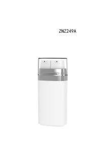Quality Frosted White Foundation 30ml Airless Pump Bottle Non Leakage wholesale