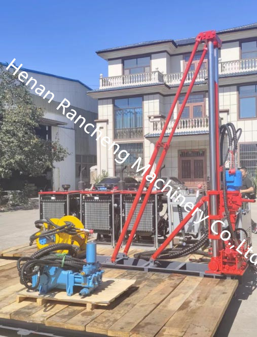 Top Drive Rotation Head Hydraulic Core Drilling Rig Portable Core Drilling Equipment With 480m Depth And Maximum Torque