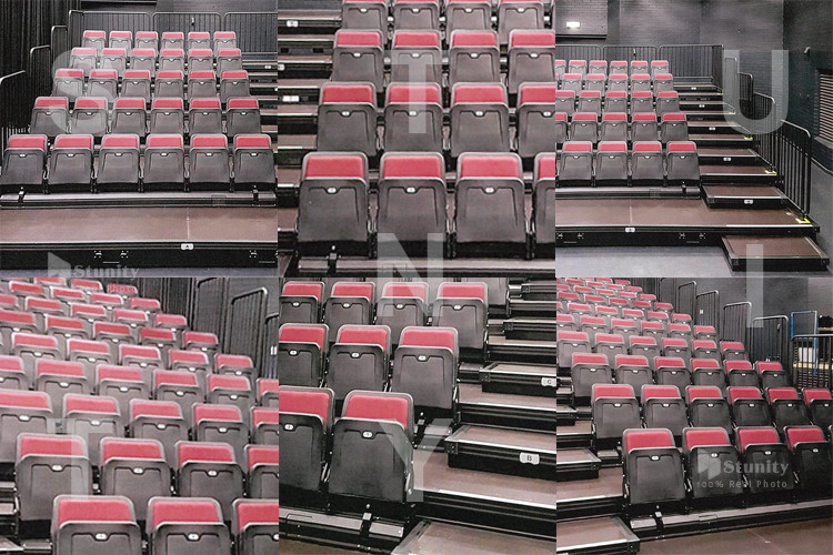 Multipurpose Customized Size Retractable Bleacher Seating