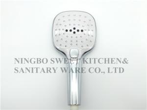 Quality hot sale ABS material chrome plating switch-on shower head hand shower rain shower sanitary ware accessories wholesale