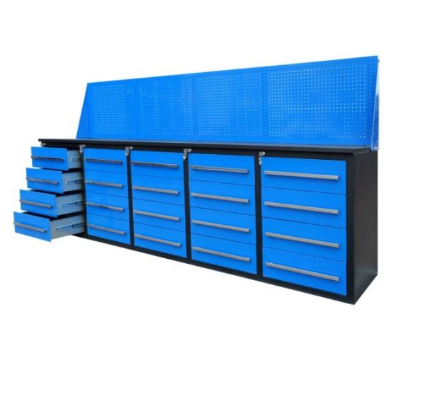 Industrial Usage Metal Heavy Duty Steel Garage Tool Cabinet Workbench with 30