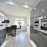 Practical Italian Furniture Modern Kitchen Storage Cabinets with RICE BOX