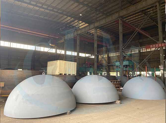 5372 Diameter Carbon Steel Semi Elliptical Heads For Shell And Tube Heat Exchangers