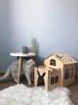 4mm Birch Plywood Rabbit Bunny House 76x46x56cm wooden rabbit furniture
