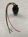 Excavator Pressure Sensor Valve , Anti Corrosion Temperature Sensor Valve 208-06