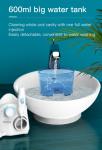 Combo Electric Toothbrush IPX4 Countertop Water Flosser Teeth Whitening 600ml
