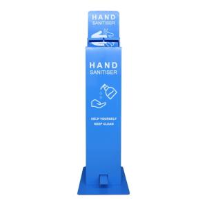Quality 5L Foot Pedal Activated Hand Sanitizer Dispenser Metal Floor Sanitiser Stand wholesale