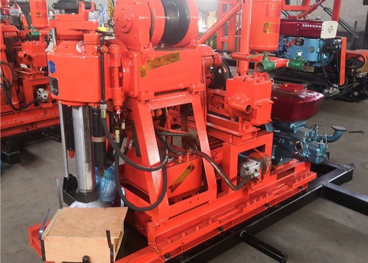 Xy-1a Engineering Drilling Rig Machine With Bw 160 Mud Pump