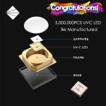 3535 254nm 265nm 275nm UVC LED COB Chip 2W 10W Outdoor Indoor Sterilization
