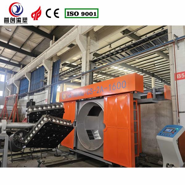 Automatic Production Shuttle Rotomolding Machine 220V / 380V / 440V Voltage for