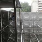 SUS304 Metal Square Cubic Rectangular Anticorrosive Water Storage Tank