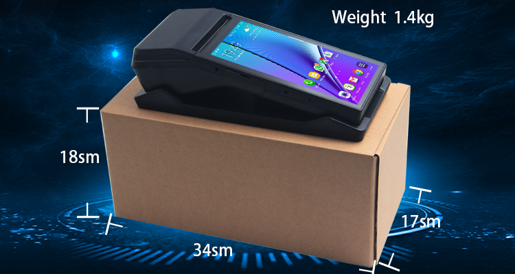 7inch Android Handheld POS Terminal with 80 MM Printer NFC 3G/4G Digital POS Machine
