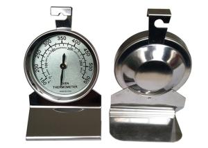 Quality Stainless Steel Glass Lens Hanging Oven Thermometer No Need Battery wholesale
