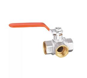 Quality Chrome Plated Finish Brass Ball Valve Water Media Micro Ball Valve wholesale