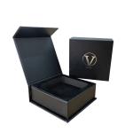 Custom Logo Jewelry Gift Packaging Box with Velvet Insert in Matt or Glossy
